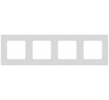 Рамка для розеток и выключателей  Серия 12 12-5204-01 на 4 поста, Классик, белый  Б0067730  ЭРА