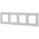 Рамка для розеток и выключателей  Серия 12 12-5204-01 на 4 поста, Классик, белый  Б0067730  ЭРА