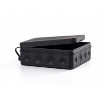 КР2402-08-И Коробка распределительная 103х103х32 о/у, 2-компонент. атмосферостойкая, IP66, черная,  18 вводов  КР2402-08-И  HEGEL