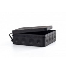 КР2402-08 Коробка распределительная 103х103х32 о/у, 2-компонент. атмосферостойкая, IP66, черная,  18 вводов   КР2402-08  HEGEL