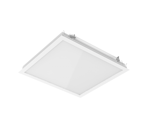 Светодиодный светильник Е070 2.0 образовательных учереждений 30 Вт 4000 K под гипсокартон потолки 620х610х67 мм V1-E0-00070-80OP0-4003040  VARTON