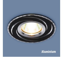 Светильник точечный встраиваемый 2002 MR16 BK/SL черный/серебро  a031341  Elektrostandard