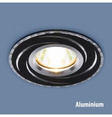 Светильник точечный встраиваемый 2002 MR16 BK/SL черный/серебро  a031341  Elektrostandard