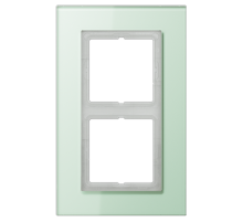 Рамка для серии LS-Plus 2-кратная; стекло  LSP982GLAS  Jung