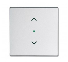 SRB-1-83 Клавиша одинарная free@home, жалюзи, future, серебристый алюминий6220-0-0144 ABB