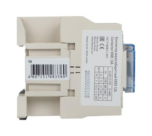 Контактор малогабаритный КМЭ 12А 220В 1NC EKF PROxima  ctr-s-12-220-nc  EKF