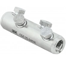 Соединитель болтовой луженый СБЛ 70-240/4 35кВ  UCB11-070-240-04-35-1  IEK