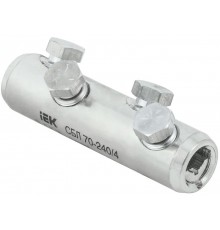 Соединитель болтовой луженый СБЛ 70-240/4 35кВ  UCB11-070-240-04-35-1  IEK