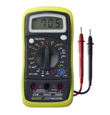 Мультиметр цифровой MAS838L  5000513  ФАZА