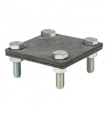 Зажим полоса 40 - полоса 40 (3 пластины 70x70мм) HZ PROxima  LP-G3105  EKF