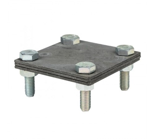 Зажим полоса 40 - полоса 40 (3 пластины 70x70мм) HZ PROxima  LP-G3105  EKF