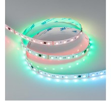 Светодиодная лента DMX-B60-10mm 24V RGB-PX6 (14 W/m, IP20, 5060, 5m) (Arlight, бегущий огонь)  039183  Arlight