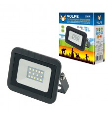 Прожектор светодиодный ULF-Q511 10W/DW IP65 220-240В BLACK 10вт, 6500К, черный  UL-00000235  Volpe