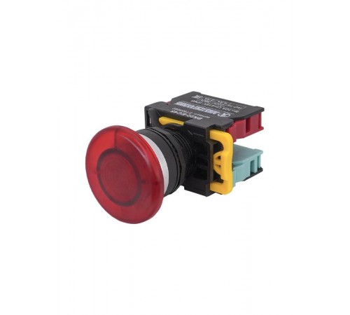 ВК22-EC45-65У1, красный, 1НО+1НЗ, гриб без фиксации 40мм, d22мм, IP65, выключатель кнопочный  (ЭТ)   ET559662   Электротехник