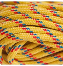 Шнур плетеный ПП 4 мм с серд., 16-пряд. высокопр., цветной, 300 м  140307  Tech-KREP