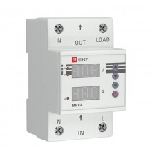 Реле напряжения и тока с дисплеем MRVA 63A EKF PROxima  MRVA-63A  EKF