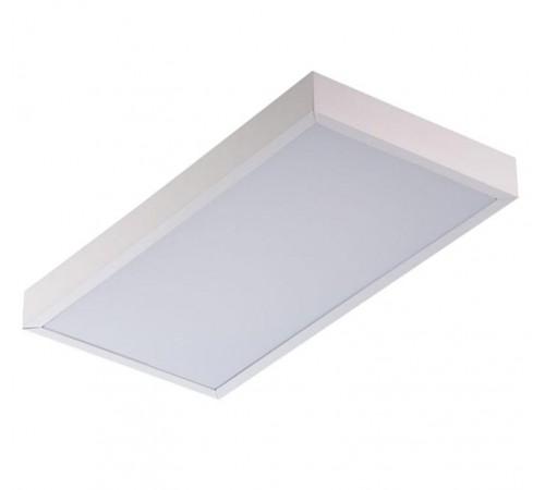 Светильник люминесцентный накладной с БАП TL236 OL EL EM 1235x310x85мм без ламп IP20 опал  10669  TechnoLux