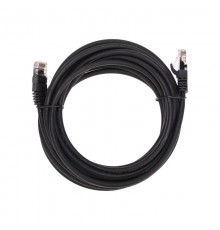 Патч-корд U/UTP CAT 6, RJ45-RJ45, 26AWG, LSZH, черный, 5м REXANT  02-0292-5  REXANT