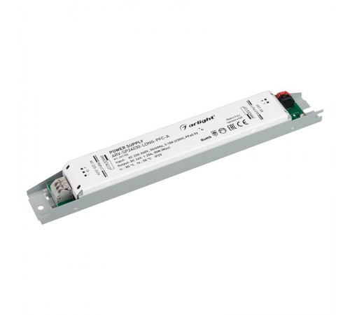 Блок питания ARV-SP24030-LONG-PFC-A (24V, 1.25A, 30W) (Arlight, IP20 Металл, 5 лет)  031104  Arlight