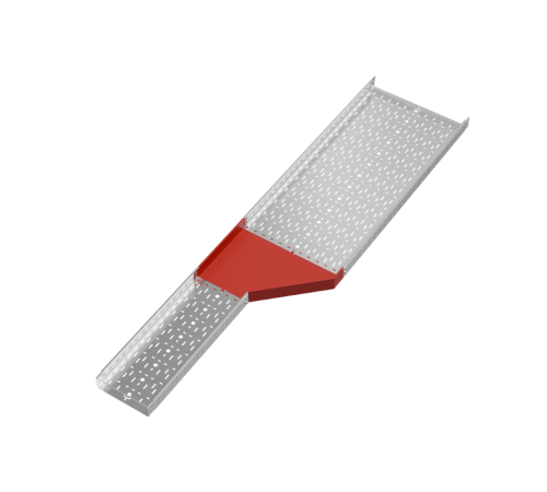 Переходник правый 80х300-600 мм "ПЛЮС" HD  PDplus80-300-600-R HD   КМ-профиль