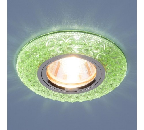 Светильник точечный встраиваемый 2180 MR16 GR зеленый  a034166  Elektrostandard