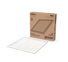 Светильник светодиодный универсальный 36W 6500K офисный 595*595*19 мм с призматическим рассеивателем  842123336  Gauss