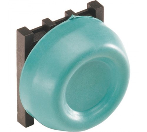 Кнопка KP6-40G зеленая с резиновым колпачком IP66 с монтажной ко лодкой  1SFA616105R4002  ABB