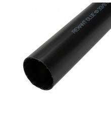 Термоусадочная трубка клеевая 33,0/8,0 мм, (3-4:1), черная, упаковка 4 шт. по 1 м  26-0033  REXANT