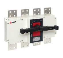 Рубильник-выключатель 1250A 4P c рукояткой управления для прямой установки PowerSwitch  psds-1250-4  EKF