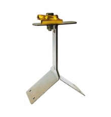 Держатель-зажим проводника круглого 8-10 мм для конька, высота 110 мм, латунь71123Ezetek