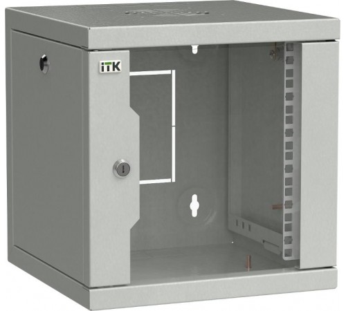 ITK LINEA WS Шкаф 10" 6U 320х310мм дверь стекл. сер.  LWS3-06U33-GF  ITK