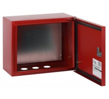 Щит с монтажной панелью металлический КРАСНЫЙ ЩМПг-02 IP54 (250x300x175) SIMPLE  Б0047700  ЭРА