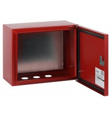  Щит с монтажной панелью металлический КРАСНЫЙ ЩМПг-02 IP54 (250x300x175) SIMPLE  Б0047700  ЭРА