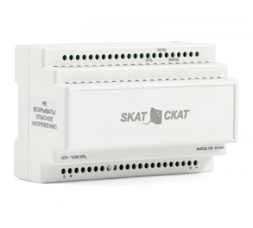 SKAT-12DC-1.0 LiIon источник питания на Li-ion АКБ 5200 мАч, 7,4 В. 12 В, 1 А  595  Бастион