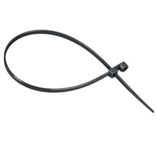 Хомут P6.6 с винтовым креплением чёрный 4,8х300мм  UHH12-D048-300-100-K02  IEK