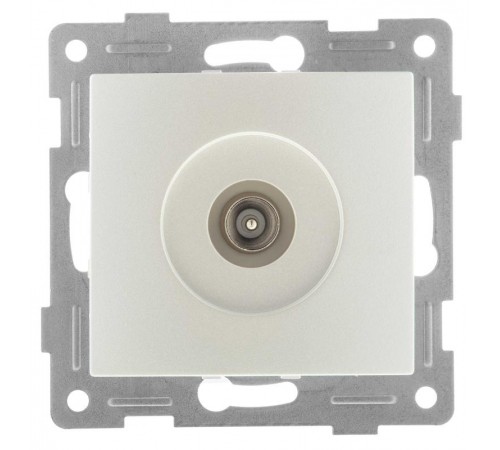 Bravo Механизм антенной розетки, одинарная, СУ, жемчуг  С10А1-028  GUSI Electric