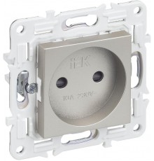 SKANDY Розетка без з/к с з/ш 10А SK-R01Sh шампань  SK-R13-10-K37  IEK