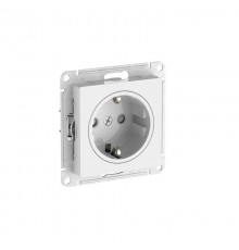 AtlasDesign Белый ART Розетка с заземлением со шторками, 16А, механизм, быстрозажимные клеммы  ATN200145S  SE