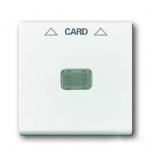ABB Basic 55 Альп. белый Накладка карточного выключателя(мех. 2025U)  1710-0-3864   2CKA001710A3864  ABB