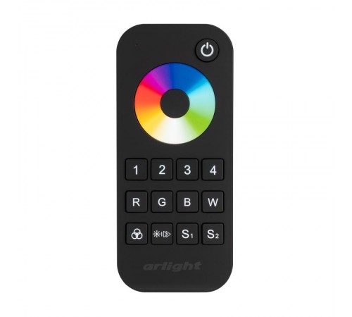 Пульт SMART-R26-RGBW Black (4 зоны, 2.4G)  023477  Arlight
