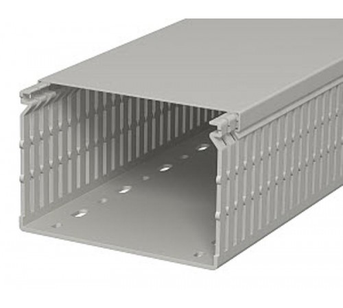 Распределительный кабельный канал LK4 N 80x120x2000 мм (ПВХ,серый) (LK4 N 80120)  6178236  OBO Bettermann
