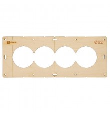 Шаблон для подрозетников c 4 отв. диам. 82 мм EKF Expert  sh-d82-4  EKF