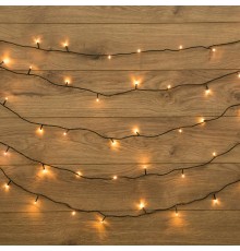 Гирлянда "Твинкл Лайт" 15 м, темно-зеленый ПВХ, 120 LED, цвет ТЕПЛЫЙ БЕЛЫЙ  303-056  NEON-NIGHT