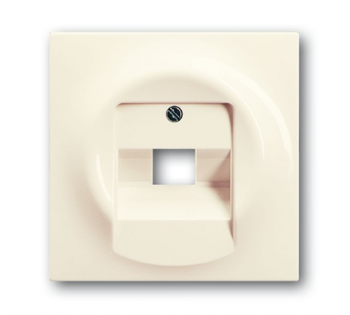 Плата центр. (накладка) для 1-постовой телекоммуникационной розетки 0213, 0216, серия impuls, цвет слонова кость  1753-0-0085   2CKA001753A0085  AB