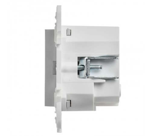 SKANDY Розетка с заземлением с защитными шторками 16А с USB C 18Вт SK-R17S серебряный   SK-R14-16-U14-018-K23  IEK