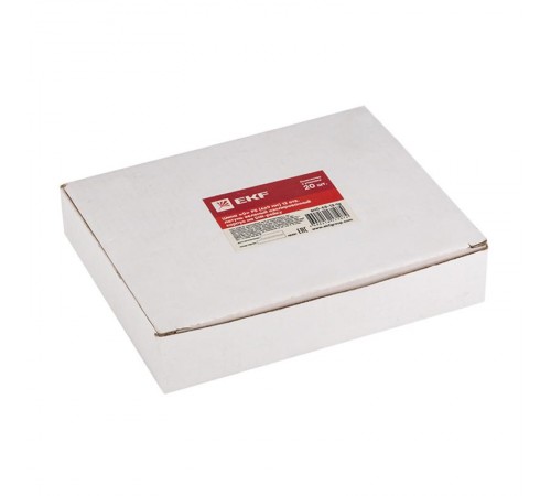 Шина "0" PE (6х9мм) 12 отверстий латунь зеленый изолированный корпус на DIN-рейку EKF PROxima  sn0-63-12-ig  EKF