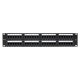 Патч-панель TERACOM PRO 19'' Cat.6 2U неэкранированная UTP 48 портов RJ-45 Dual IDC  TRP-PPNL-6UTP-2U48  EKF