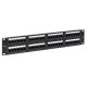 Патч-панель TERACOM PRO 19'' Cat.6 2U неэкранированная UTP 48 портов RJ-45 Dual IDC  TRP-PPNL-6UTP-2U48  EKF