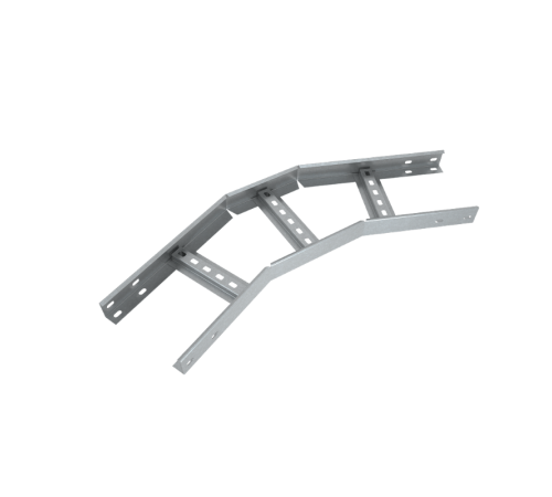 Угол лестничный горизонтальный 45 град 50х300х1,5 мм "Быстрый монтаж" HD  LGLS45-50-300-1.5 HD  КМ-профиль