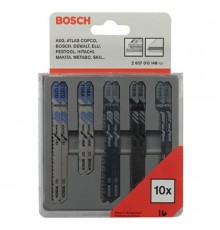 Пилки для лобзика 10шт Wood and Metal (T127D, T118A, T111C, T101B, T119 BO)  2607010148  BOSCH